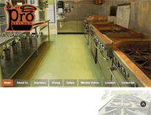 Tablet Screenshot of ezprokitchen.com